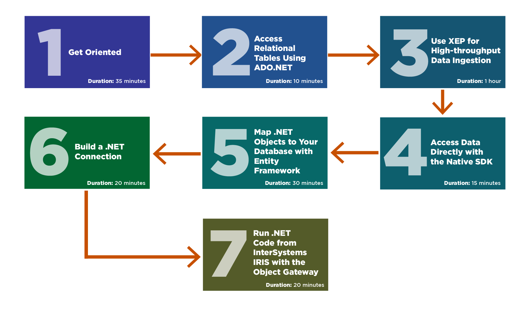 Learning Path sections