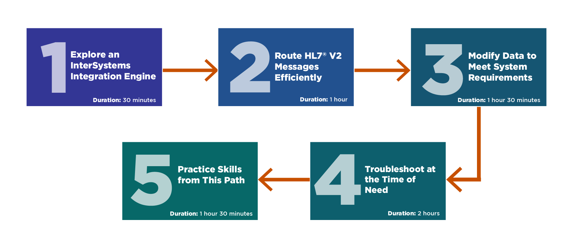 Learning Path sections