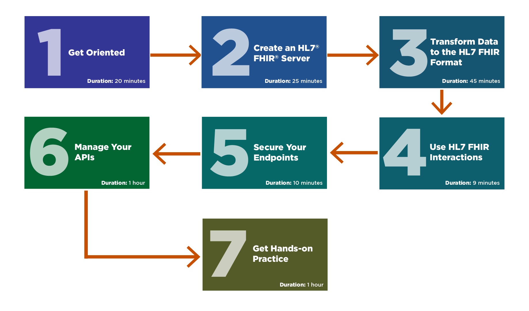 Learning Path sections